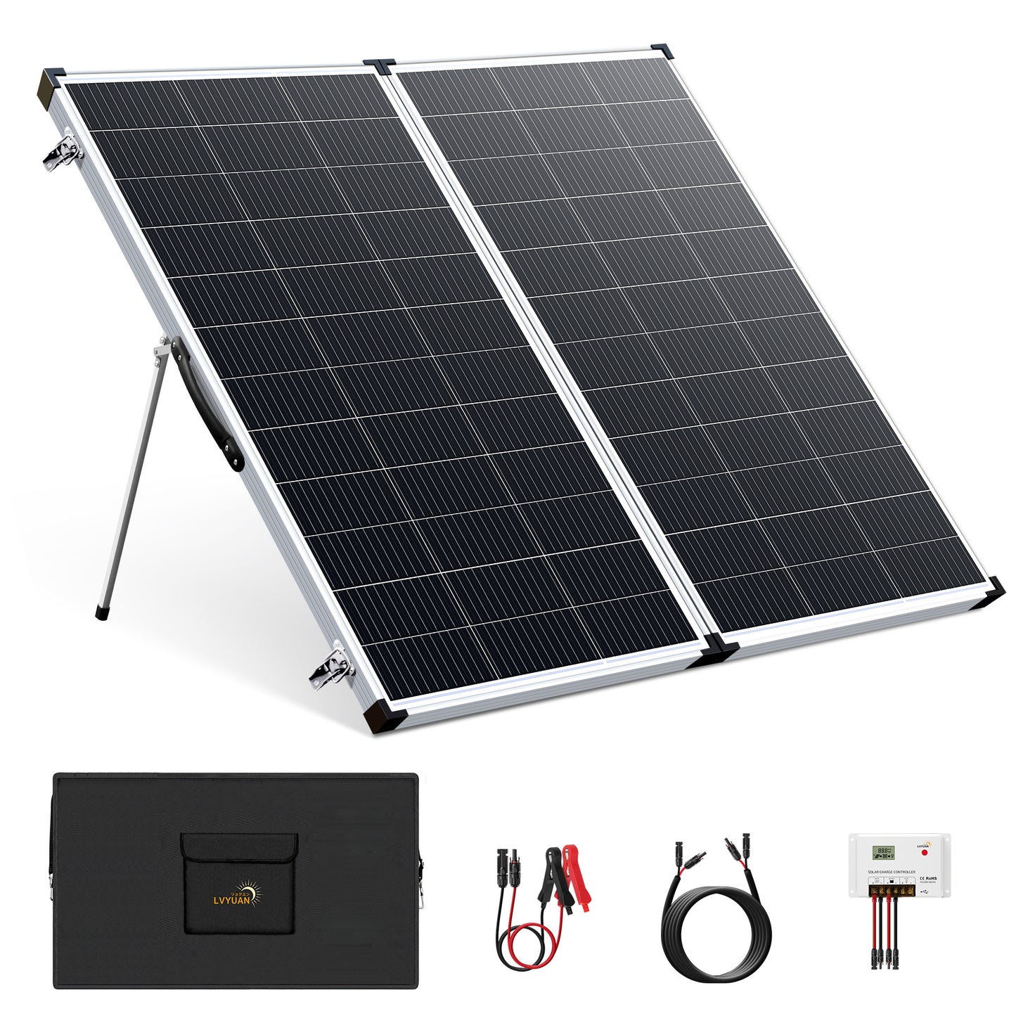 LVYUAN 350W 折り畳み式 ソーラーパネル FSシリーズ