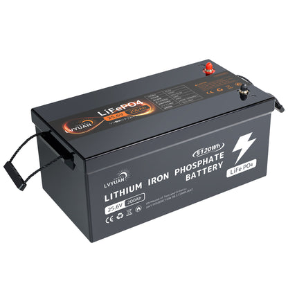 LVYUAN 25.6V/200Ah リン酸鉄リチウムイオンバッテリー