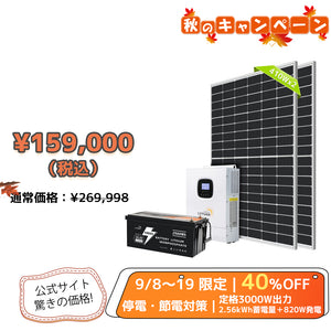 LVYUAN 3000W ソーラーインバーター発電システム
