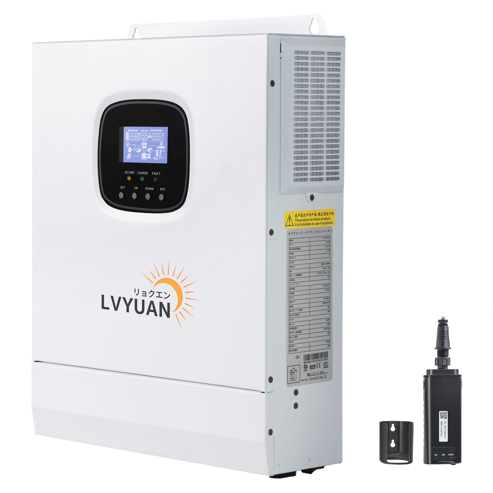 LVYUAN 3500W単相二線式ハイブリッド インバーター（AC入力・出力200v~240v） - LVYUAN（リョクエン）公式ショップ