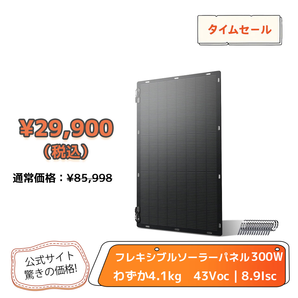 LVYUAN（リョクエン）300W ETFEフレキシブルソーラーパネル