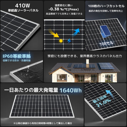 LVYUAN 10000W単相3線式ハイブリッド発電・蓄電システム