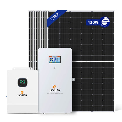 LVYUAN 10000W単相3線式ハイブリッド発電・蓄電システム