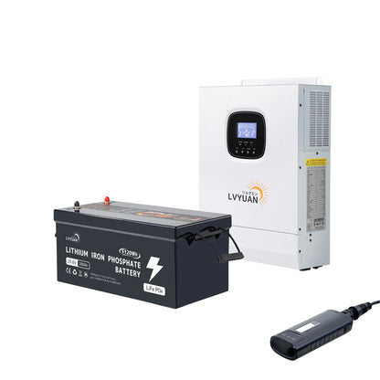 LVYUAN 3000Wハイブリッド蓄電システム