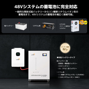 LVYUAN 10000W単相三線式ハイブリッド インバーター