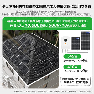 LVYUAN 6500Wハイブリッド蓄電システム