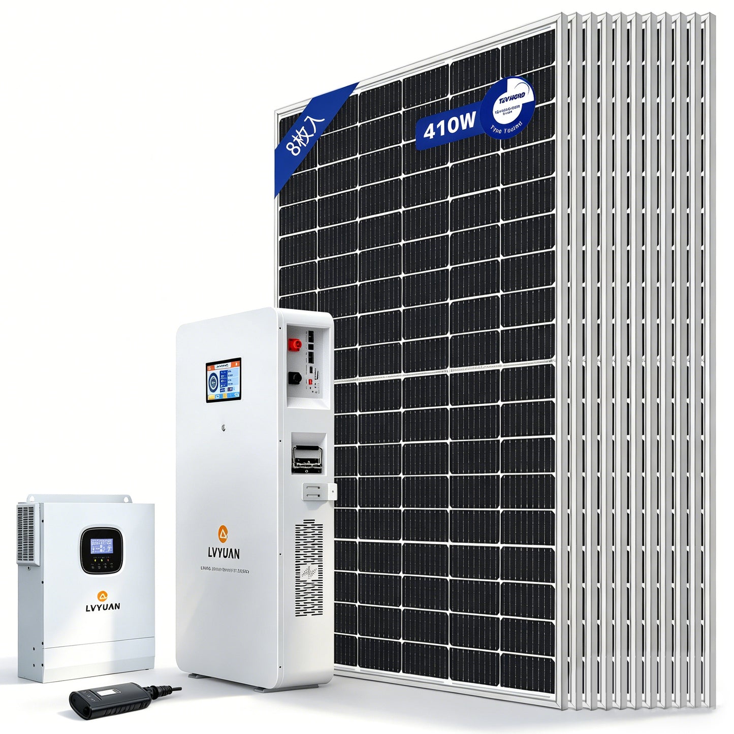 LVYUAN 5000W単相2線式ハイブリッド発電・蓄電システム