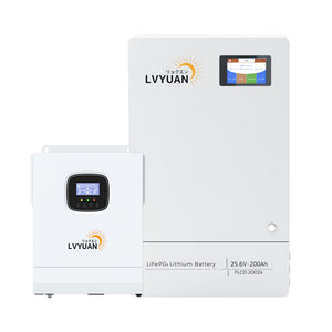 LVYUAN 3000Wハイブリッド発電・蓄電システム 25.6V系LiFePO4バッテリー