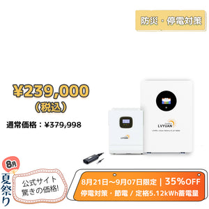 LVYUAN 51.2V（48V）ハイブリッド蓄電システム
