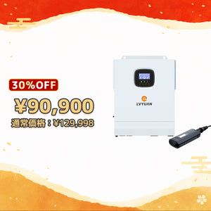 LVYUAN 5000W単相二線式ハイブリッド インバーター