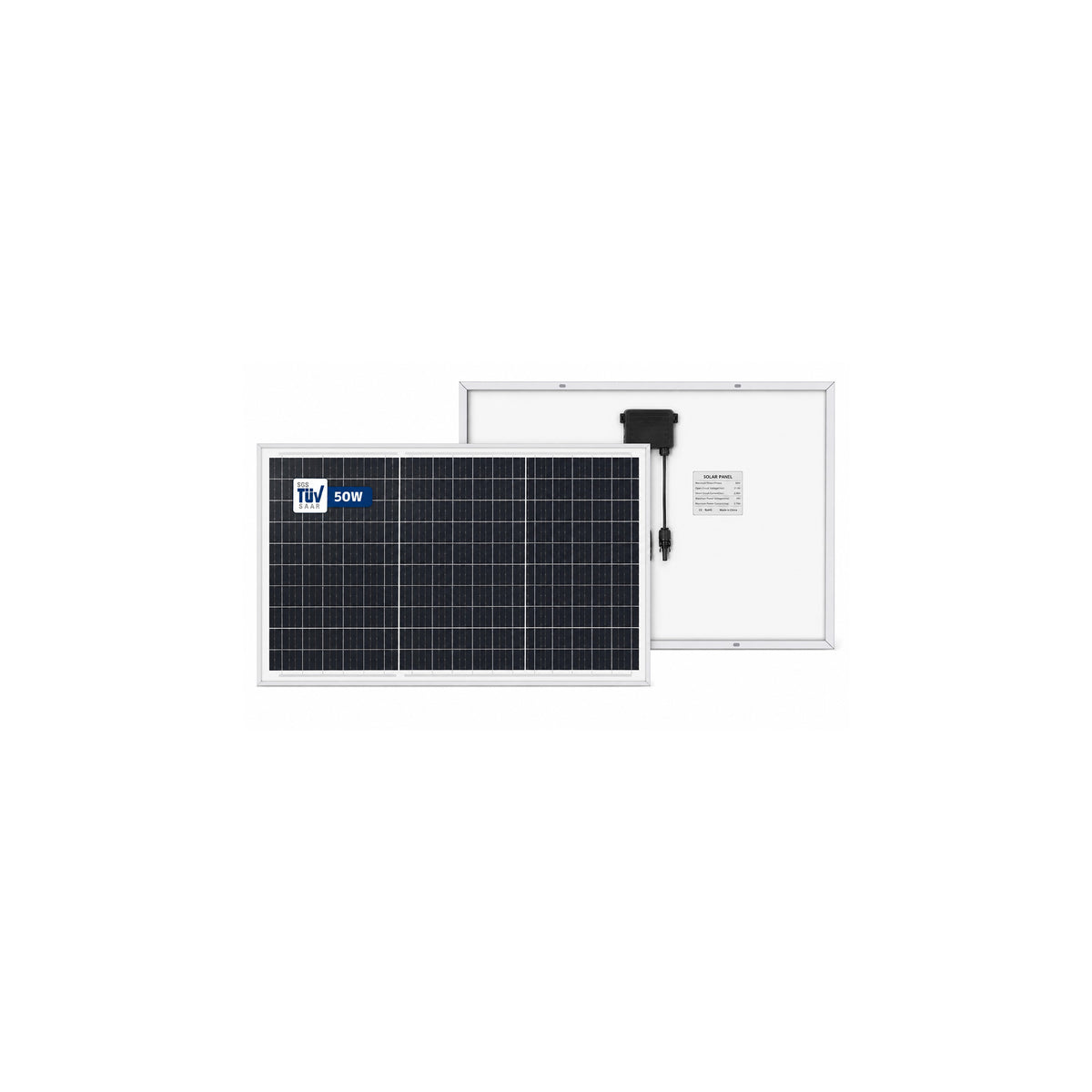 LVYUAN 50W 単結晶ソーラーパネル