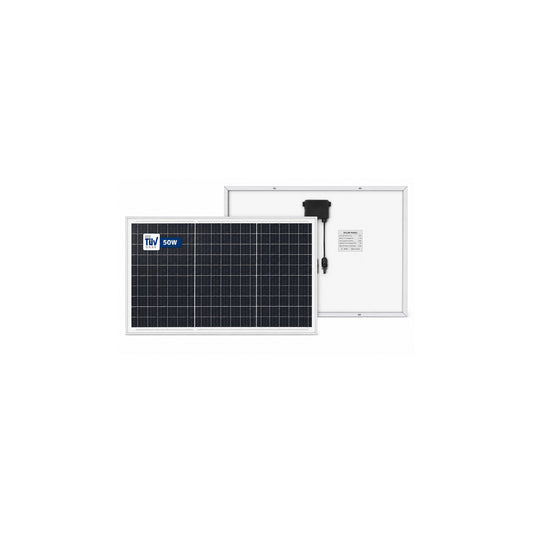 LVYUAN 50W 単結晶ソーラーパネル