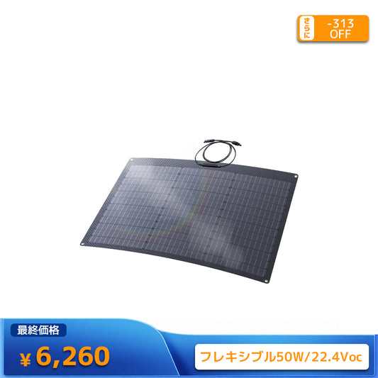 LVYUAN（リョクエン）50W ETFEフレキシブルソーラーパネル
