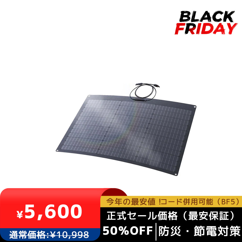 LVYUAN（リョクエン）50W ETFEフレキシブルソーラーパネル
