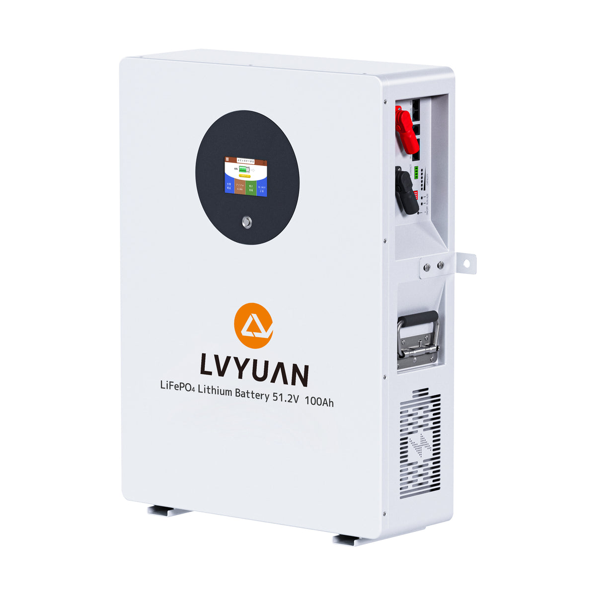 LVYUAN 51.2V/100Ah 5.12kWhリン酸鉄リチウムイオンバッテリー