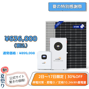 LVYUAN 5000W単相2線式ハイブリッド発電・蓄電システム