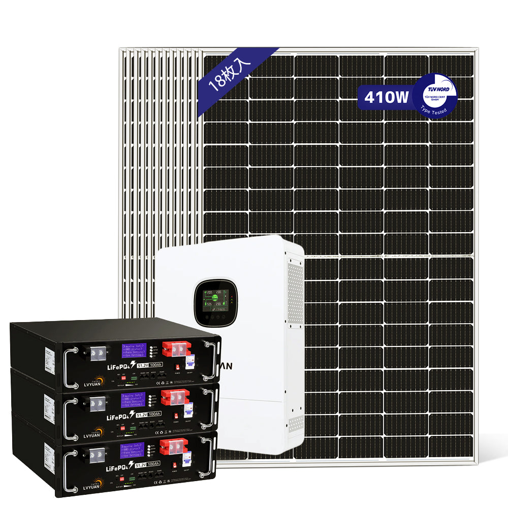 LVYUAN 10000W 単相三線式ハイブリッド発電・蓄電システム（専用）