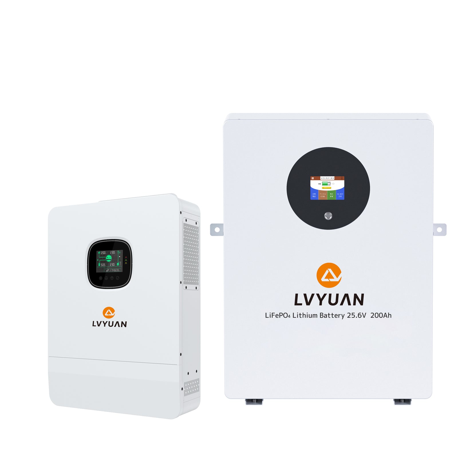 LVYUAN1000W単相3線式ハイブリッド発電・蓄電システム（5.12kwh）