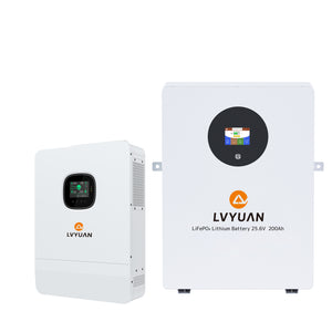 LVYUAN1000W単相3線式ハイブリッド発電・蓄電システム（5.12kwh）
