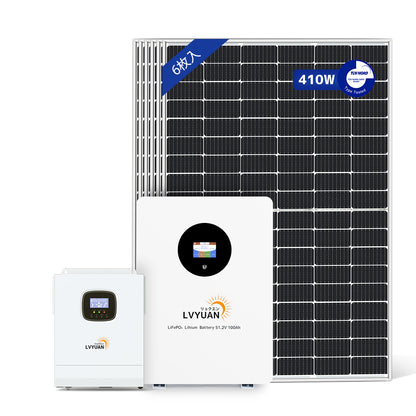 LVYUAN 5000W単相2線式ハイブリッド発電・蓄電システム