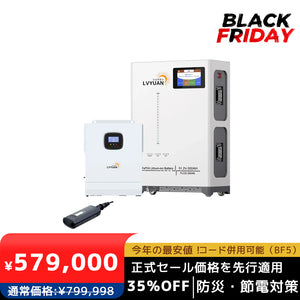 LVYUAN 5000Wハイブリッド蓄電システム