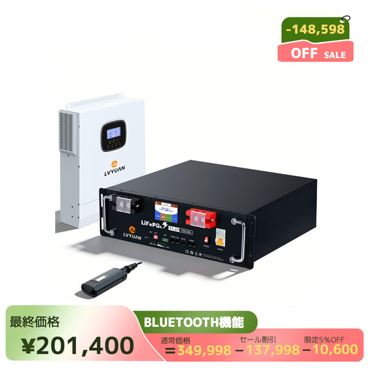 LVYUAN 5000Wハイブリッド蓄電システム