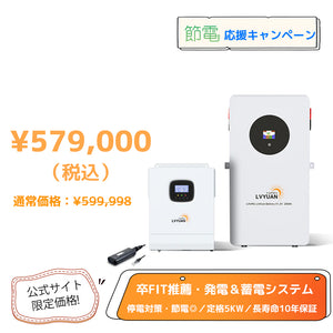LVYUAN 51.2V（48V）ハイブリッド蓄電システム