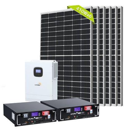 LVYUAN 5000W単相2線式ハイブリッド発電・蓄電システム