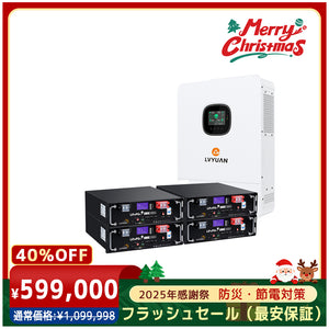 LVYUAN 単相3線式ハイブリッド蓄電システム（ラック型）