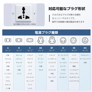 LVYUAN（リョクエン）2000W昇圧専用変圧器