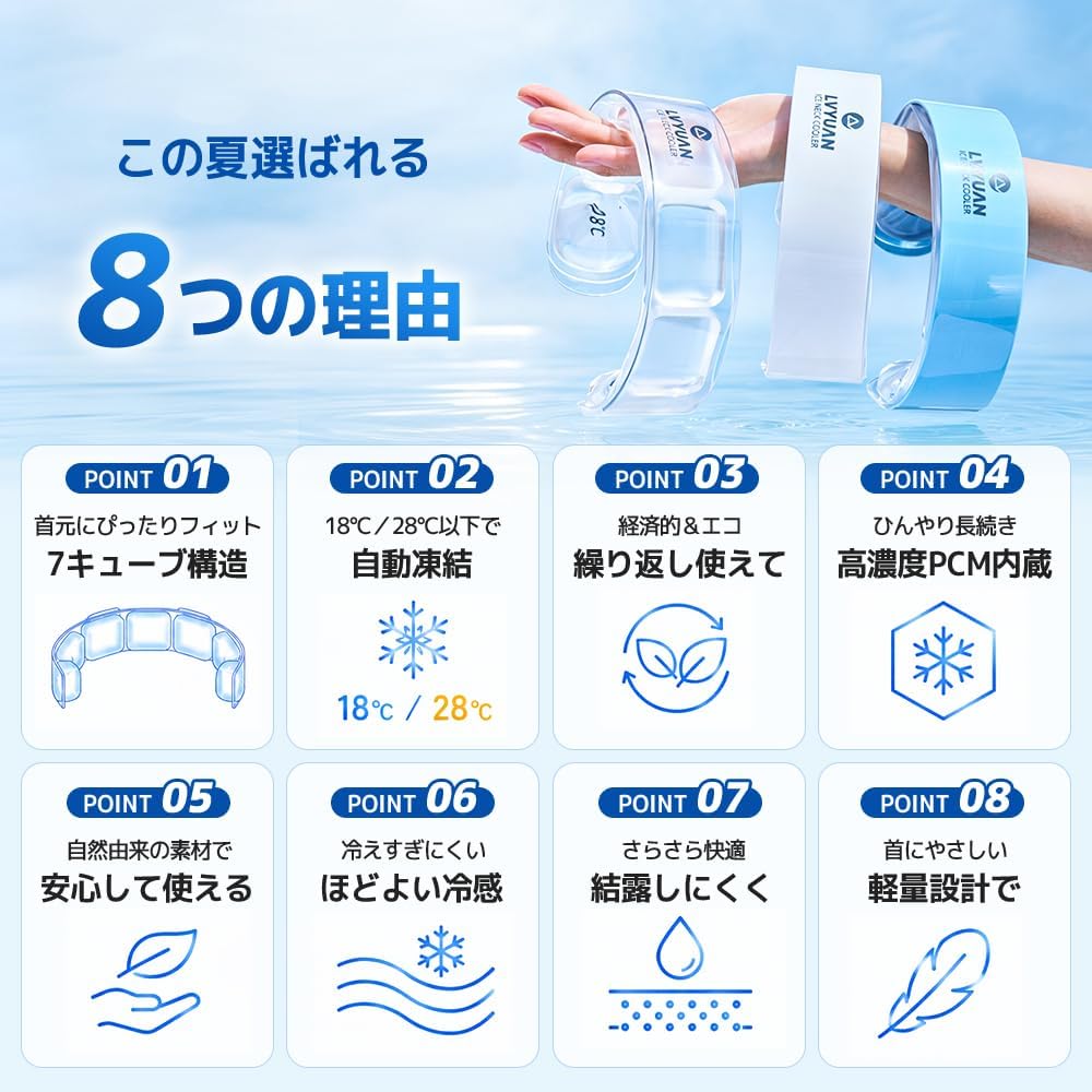 LVYUAN アイスネッククーラー　28℃凍結