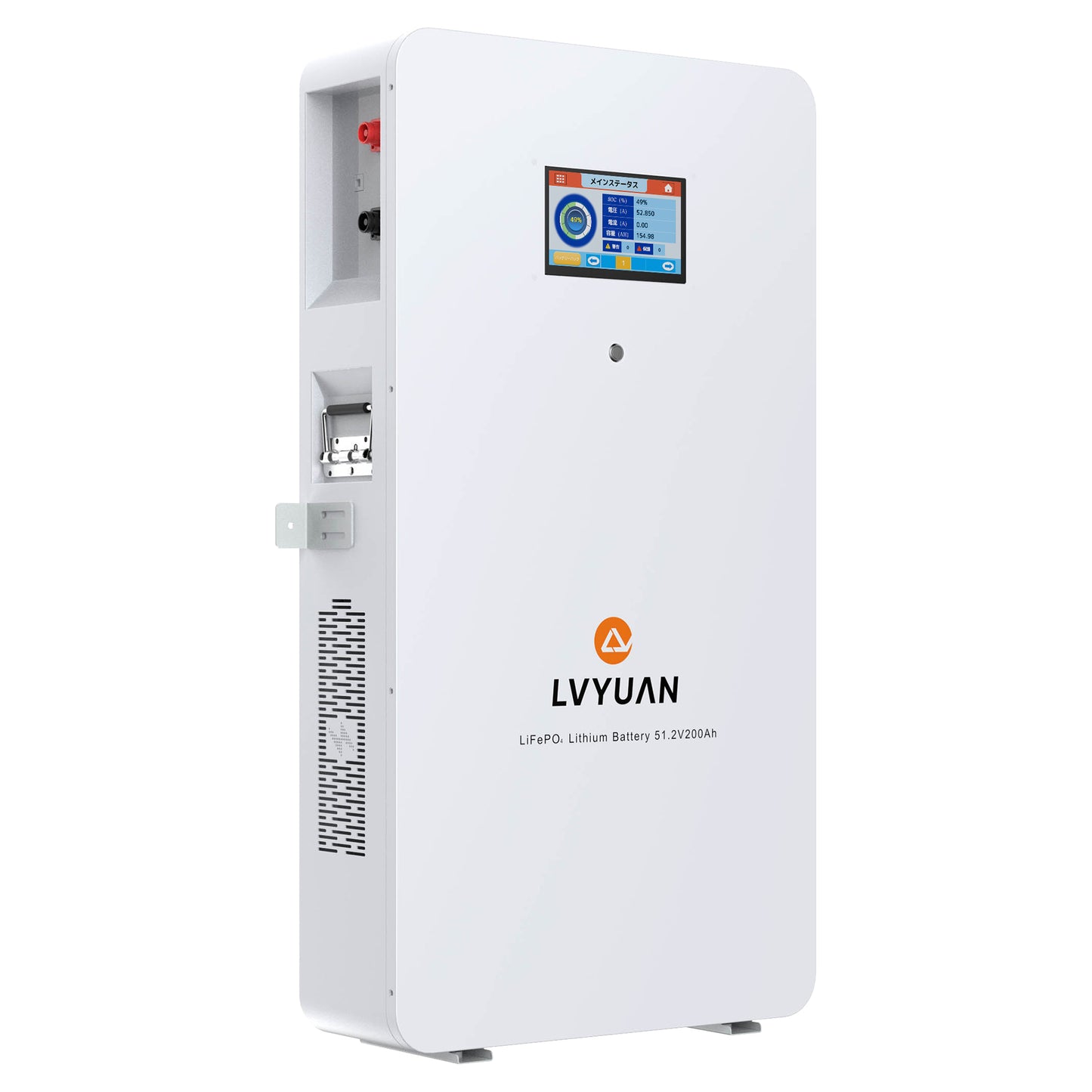 LVYUAN 51.2V/200Ah 10.24kWhリン酸鉄リチウムイオンバッテリー