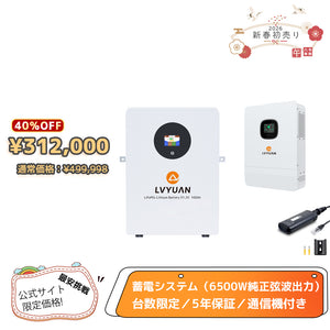 LVYUAN 単相3線式ハイブリッド蓄電システム（薄型）
