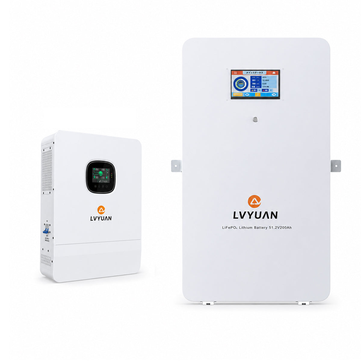LVYUAN 単相3線式6500Wハイブリッド蓄電システム（薄型）