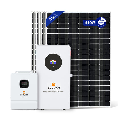 LVYUAN 6500W単相3線式ハイブリッド発電・蓄電システム