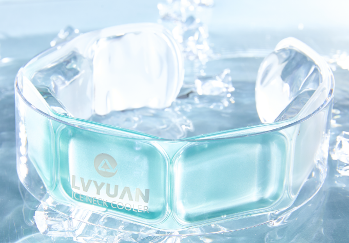 LVYUAN ネッククーラー クールリング 28℃自然凍結・3時間冷却持続 PCM冷感素材・人間工学設計・サイズ調節可 繰り返し使用・瞬間冷感・暑さ/熱中症対策 クールリング 首ひんやりグッズ アウトドア 通勤 通学 男女兼用 犬用可 熱中症対策