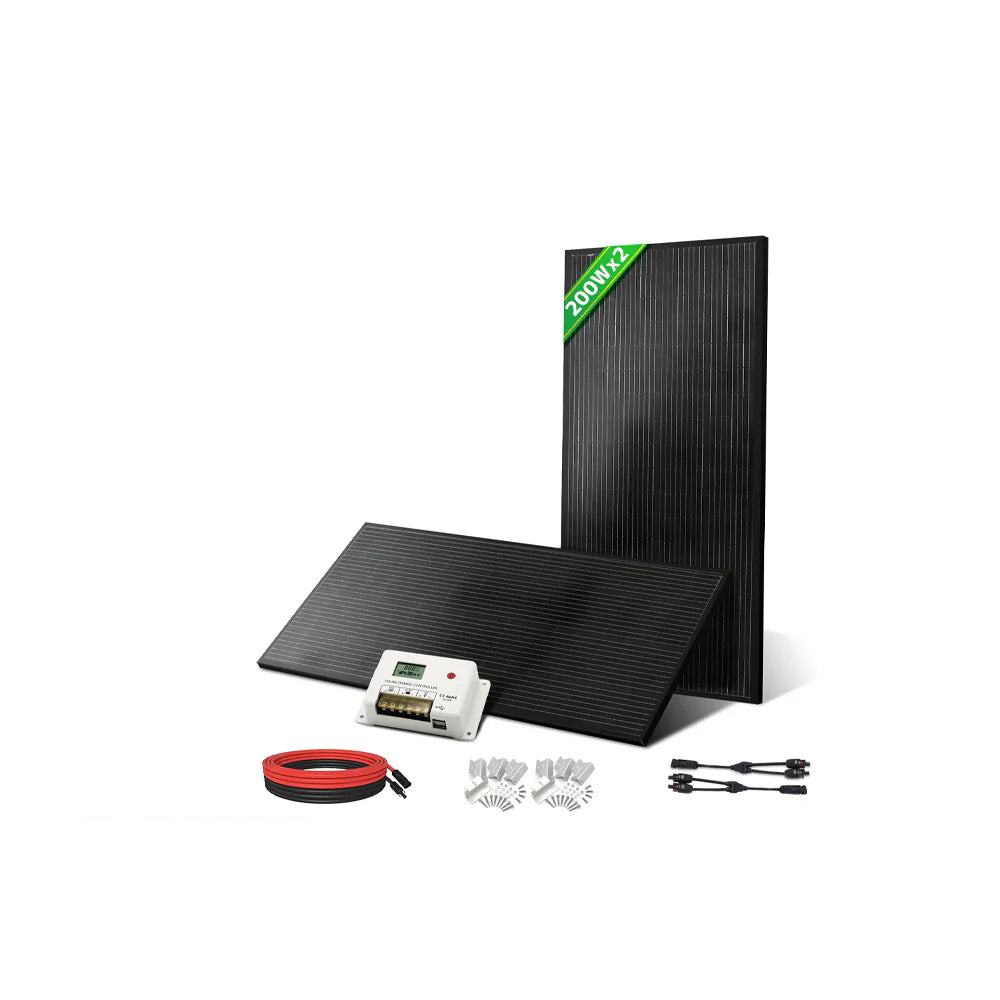 LVYUAN 400W ソーラーパネル発電キット
