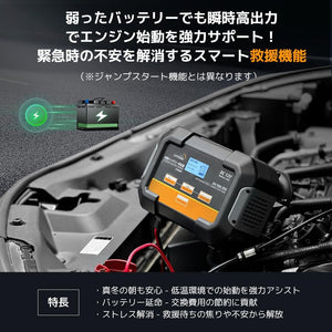 LVYUAN パルスバッテリー充電器 25A 12V鉛バッテリー専用