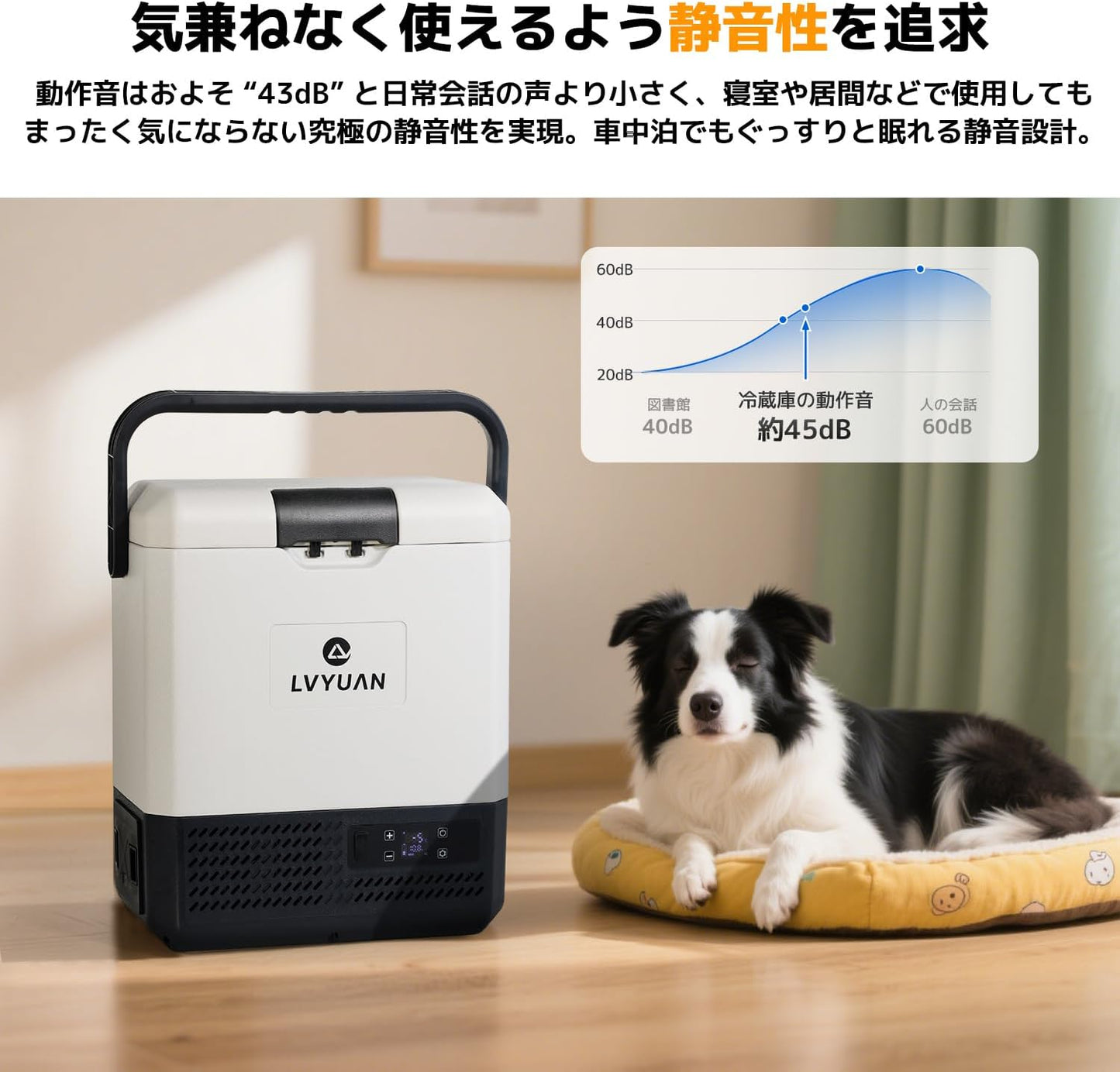 LVYUAN（リョクエン）9L ポータブル冷蔵庫 冷凍庫