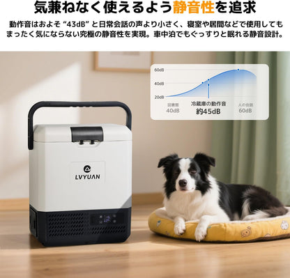LVYUAN（リョクエン）9L ポータブル冷蔵庫 冷凍庫