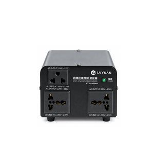 LVYUAN 800W変圧器 降圧・昇圧兼用型トランス AC100V/110V⇄220V/240V 自由切換  VTJP-800VA