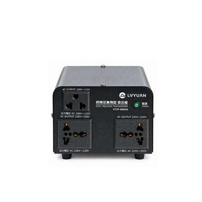 LVYUAN 800W変圧器 降圧・昇圧兼用型トランス AC100V/110V⇄220V/240V 自由切換  VTJP-800VA