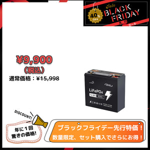 LVYUAN 12.8V/30Ah 384Whリン酸鉄リチウムイオンバッテリー