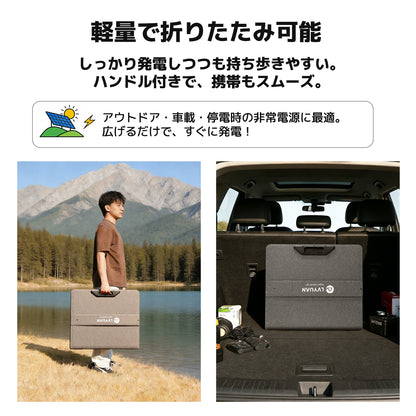 LVYUAN 200W 折り畳み式 ソーラーパネル SPシリーズ