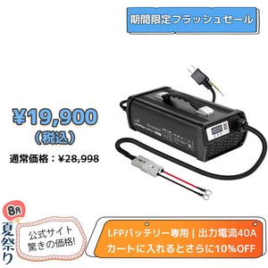 LVYUAN 14.6V 40A リン酸鉄リチウムイオンバッテリー専用充電器
