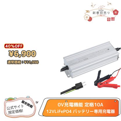 LVYUAN 14.6V 10A リン酸鉄リチウムイオンバッテリー専用充電器