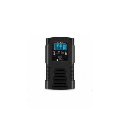LVYUAN 定格2A バイクバッテリー充電器 6V/12V鉛バッテリー対応