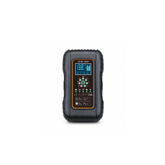 LVYUAN パルスバッテリー充電器 10A  12V・24V鉛蓄 / 12.8Vリチウム電池両用
