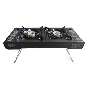 LVYUAN（リョクエン）2.5kW×2 カセットコンロ 折り畳み式