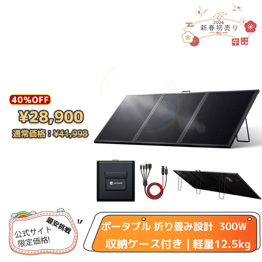 LVYUAN 300W 折り畳み式 ソーラーパネル FSLシリーズ